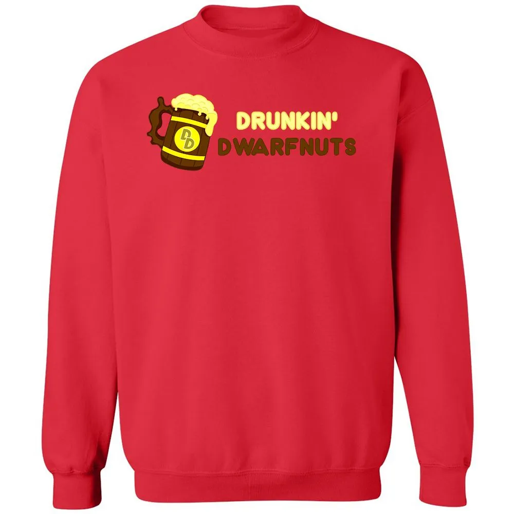 Drunkin' Dwartnuts Classic Unisex Sweatshirt - Red - 5