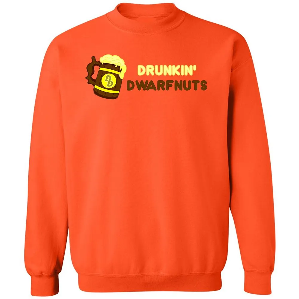 Drunkin' Dwartnuts Classic Unisex Sweatshirt - Orange - 10
