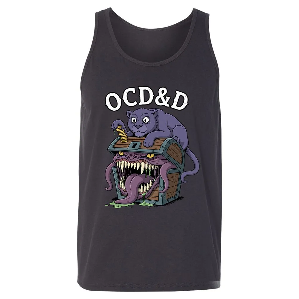 OCD&D Unisex Jersey Tank - Dark Grey - 7
