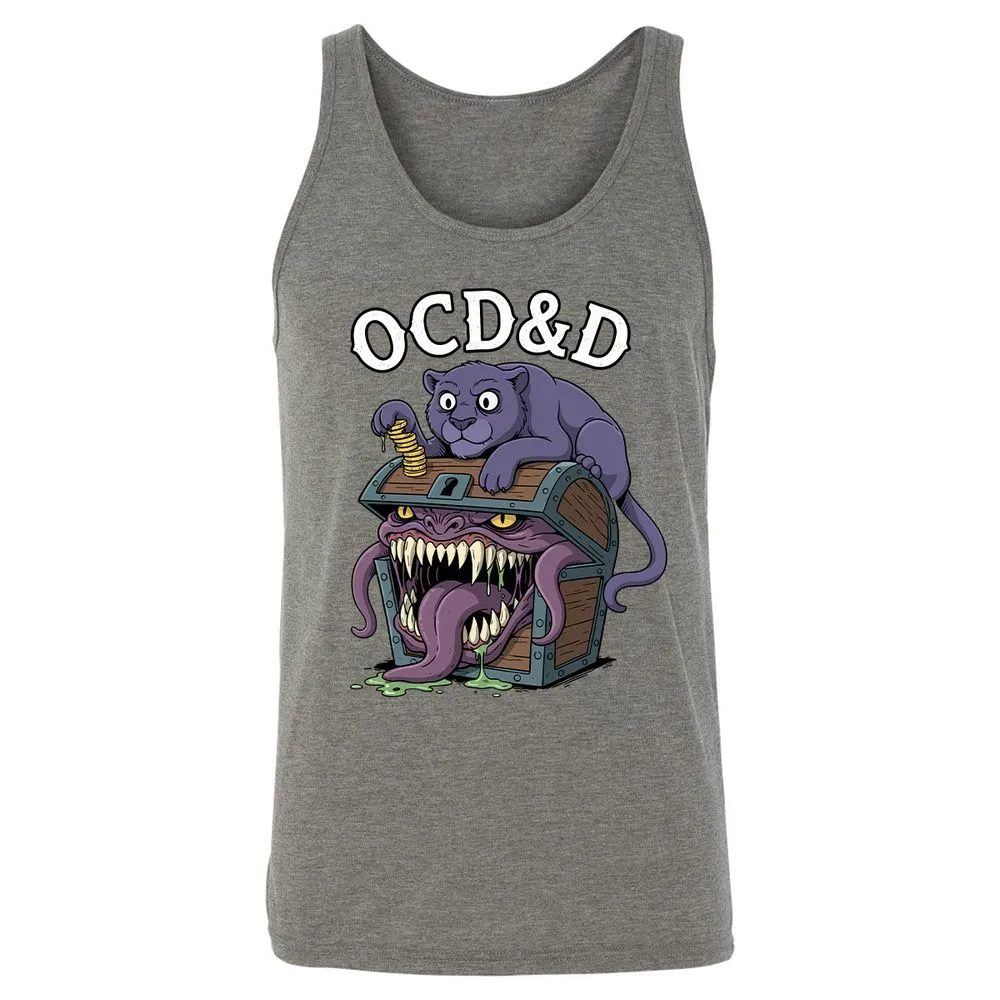 OCD&D Unisex Jersey Tank - Grey Triblend - 8
