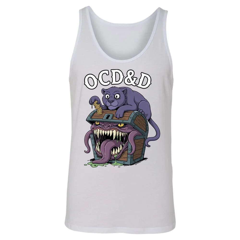 OCD&D Unisex Jersey Tank - White - 14