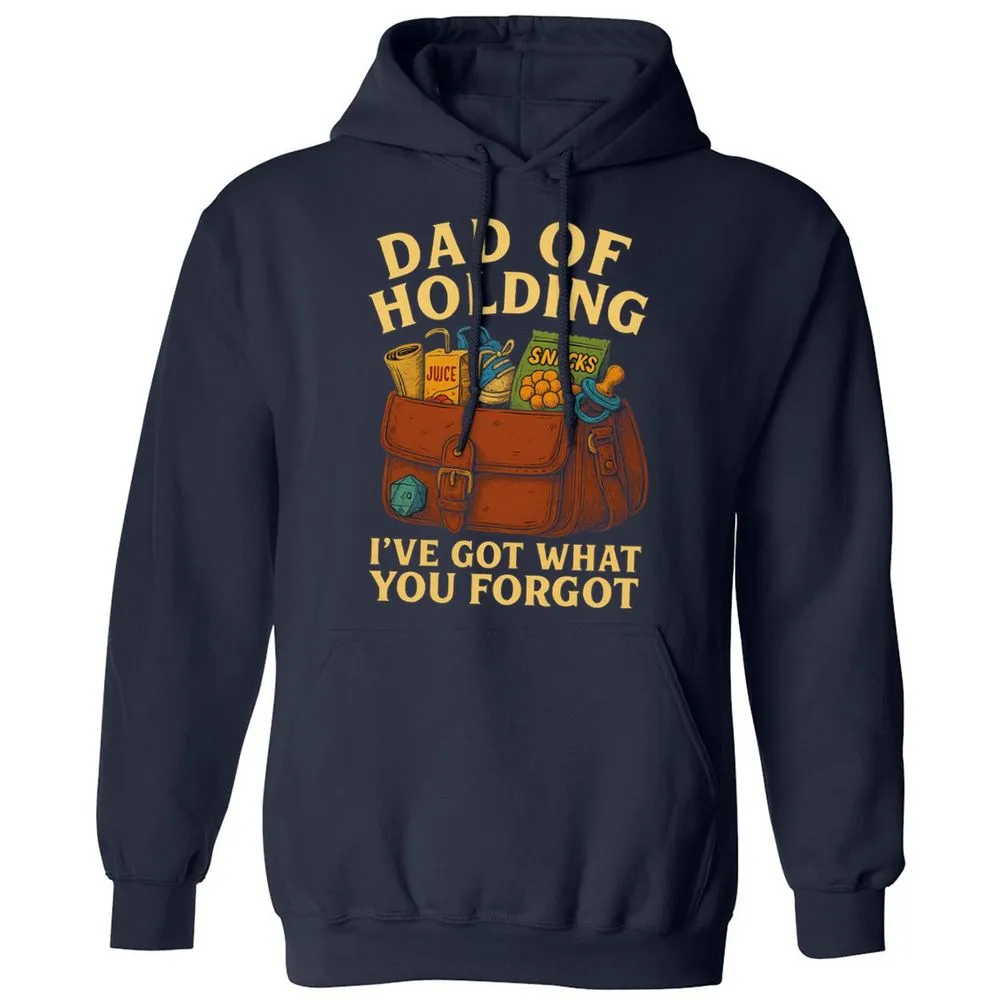 Dad Of Holding Classic Unisex Hoodie - Navy - 2