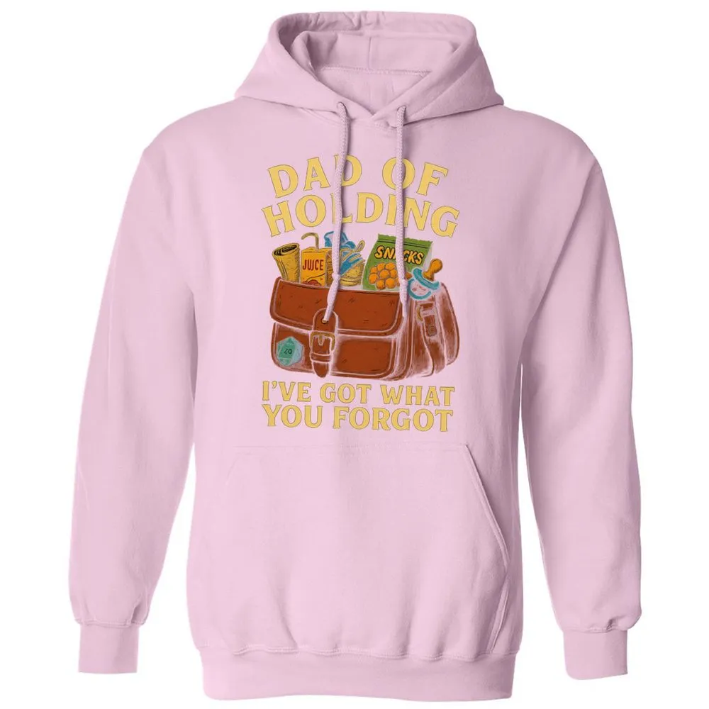 Dad Of Holding Classic Unisex Hoodie - Light Pink - 3