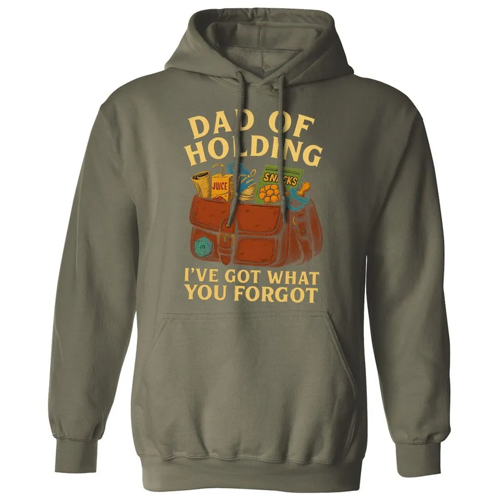 Dad Of Holding Classic Unisex Hoodie - Military Green - 4