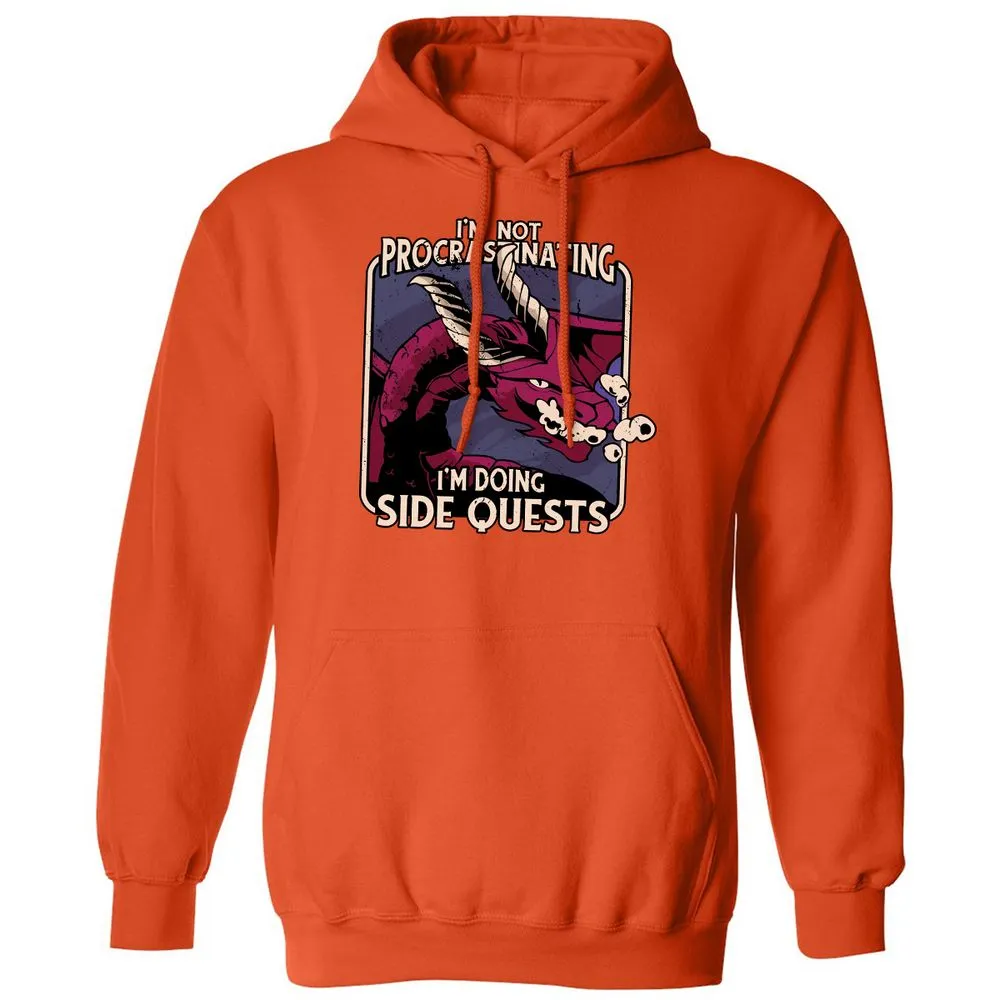 Doing Side Quests Classic Unisex Hoodie - Orange - 10