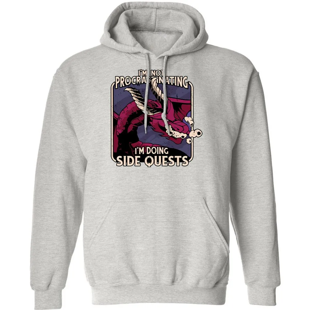 Doing Side Quests Classic Unisex Hoodie - Ash - 8
