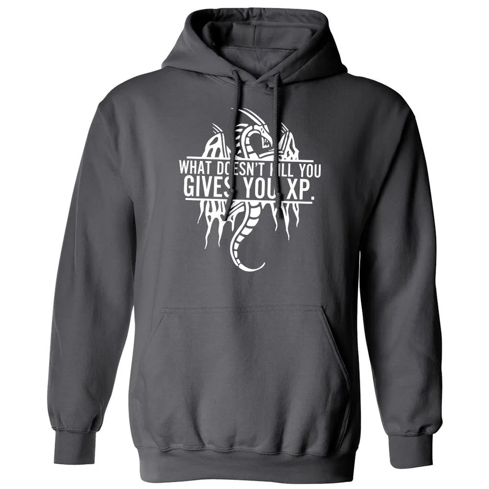 What Doesn't Kill You Classic Unisex Hoodie - Charcoal - 7
