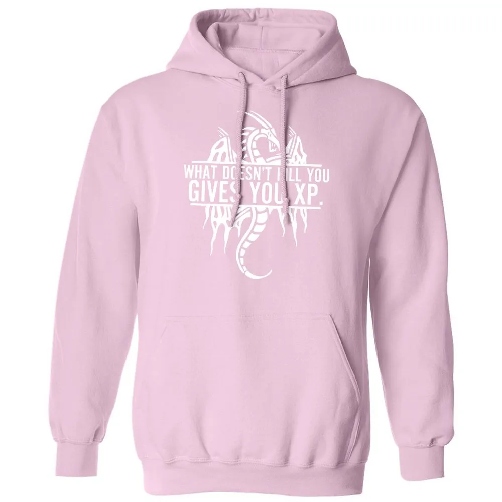 What Doesn't Kill You Classic Unisex Hoodie - Light Pink - 3