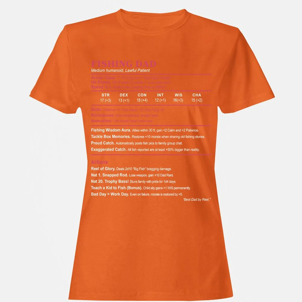 FISHING DAD Women's T-Shirt - Orange - 11
