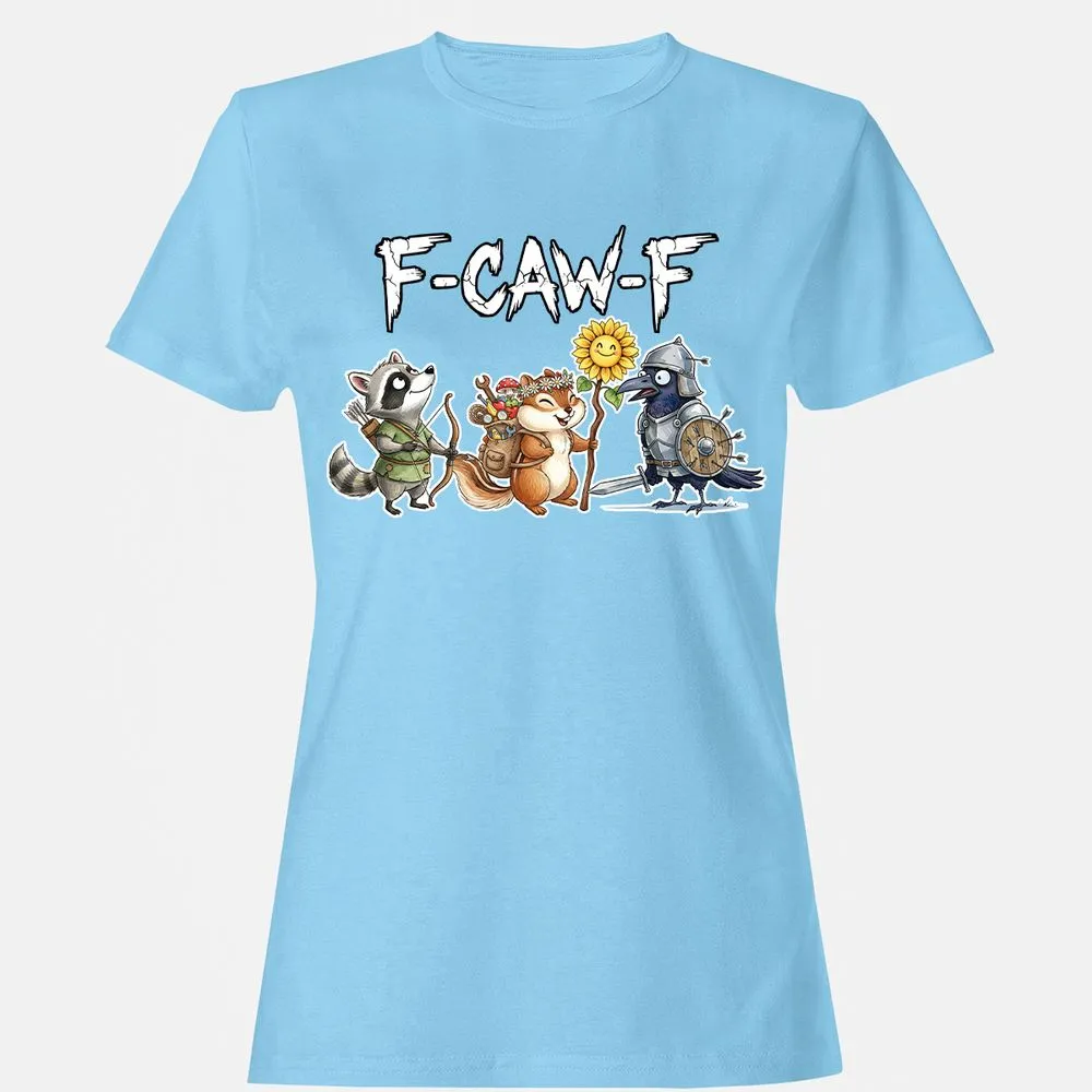 F-CAW-F Adventuring party Women's T-Shirt - Light Blue - 8