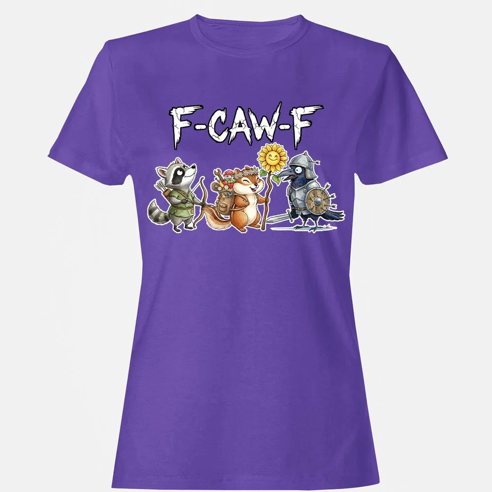 F-CAW-F Adventuring party Women's T-Shirt - Purple - 12