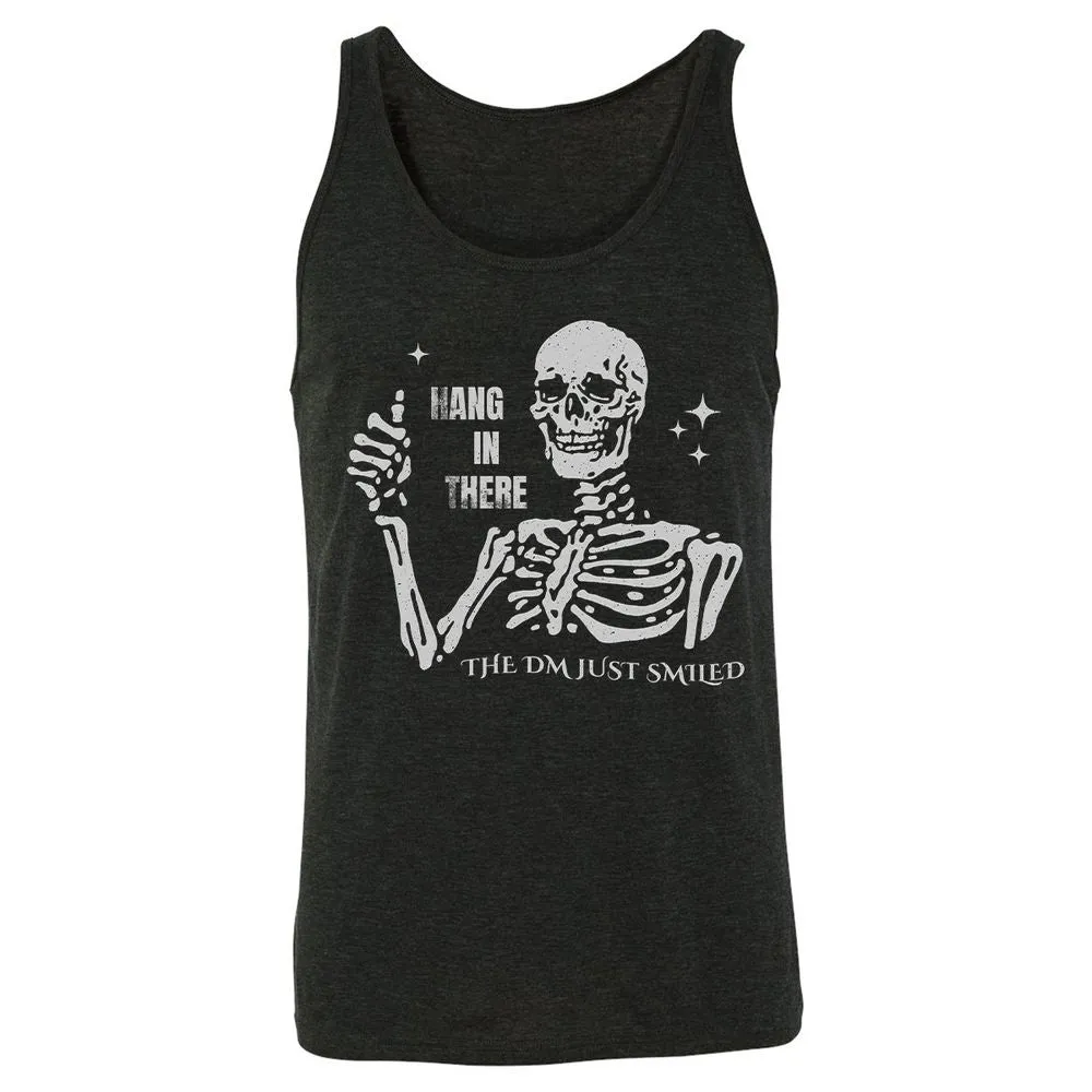 Hang In There – The DM Just Smiled Skeleton - Charcoal Black Triblend - 5