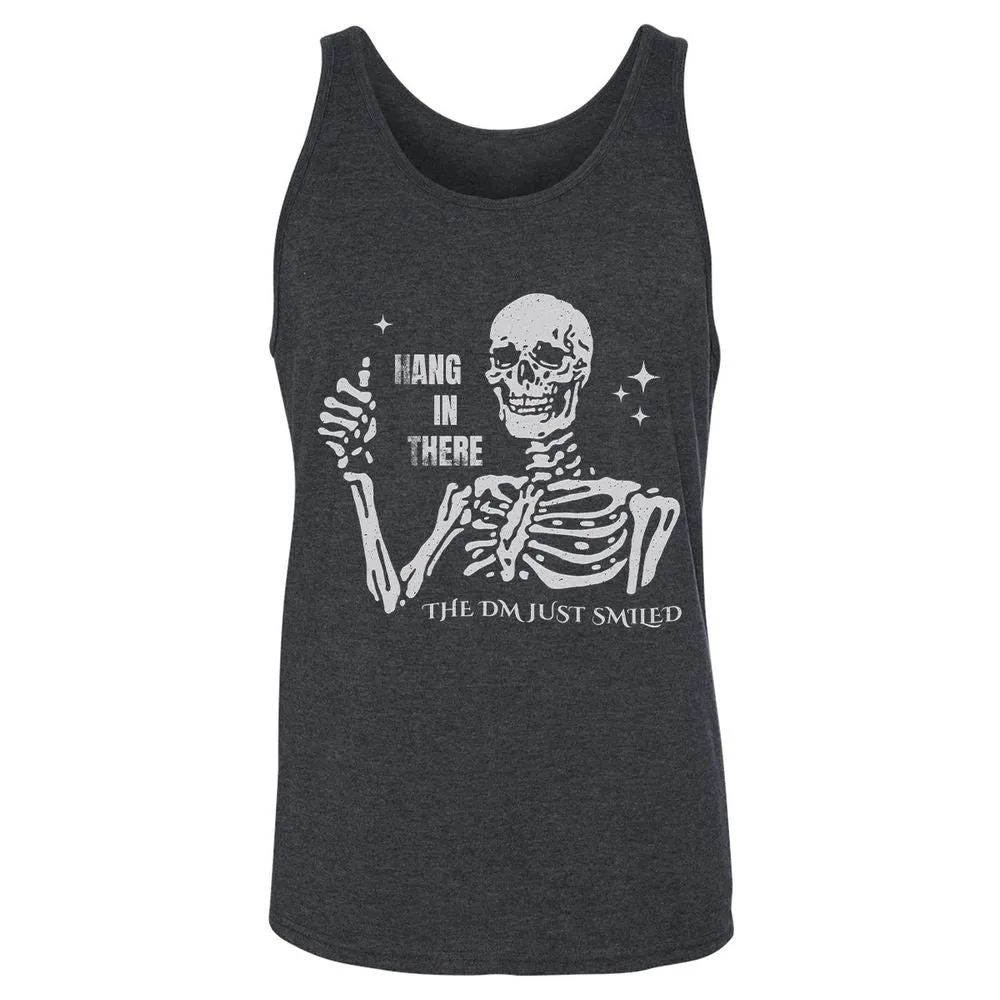 Hang In There – The DM Just Smiled Skeleton - Dark Grey Heather - 6