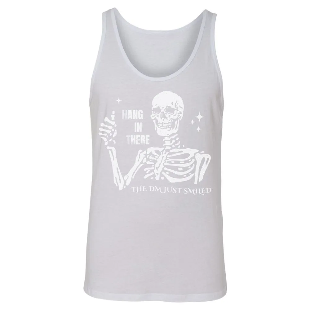 Hang In There – The DM Just Smiled Skeleton - White - 14