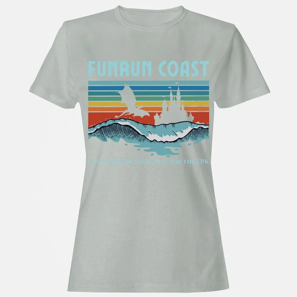 FUNRUN COAST Women's T-Shirt - Ash - 2