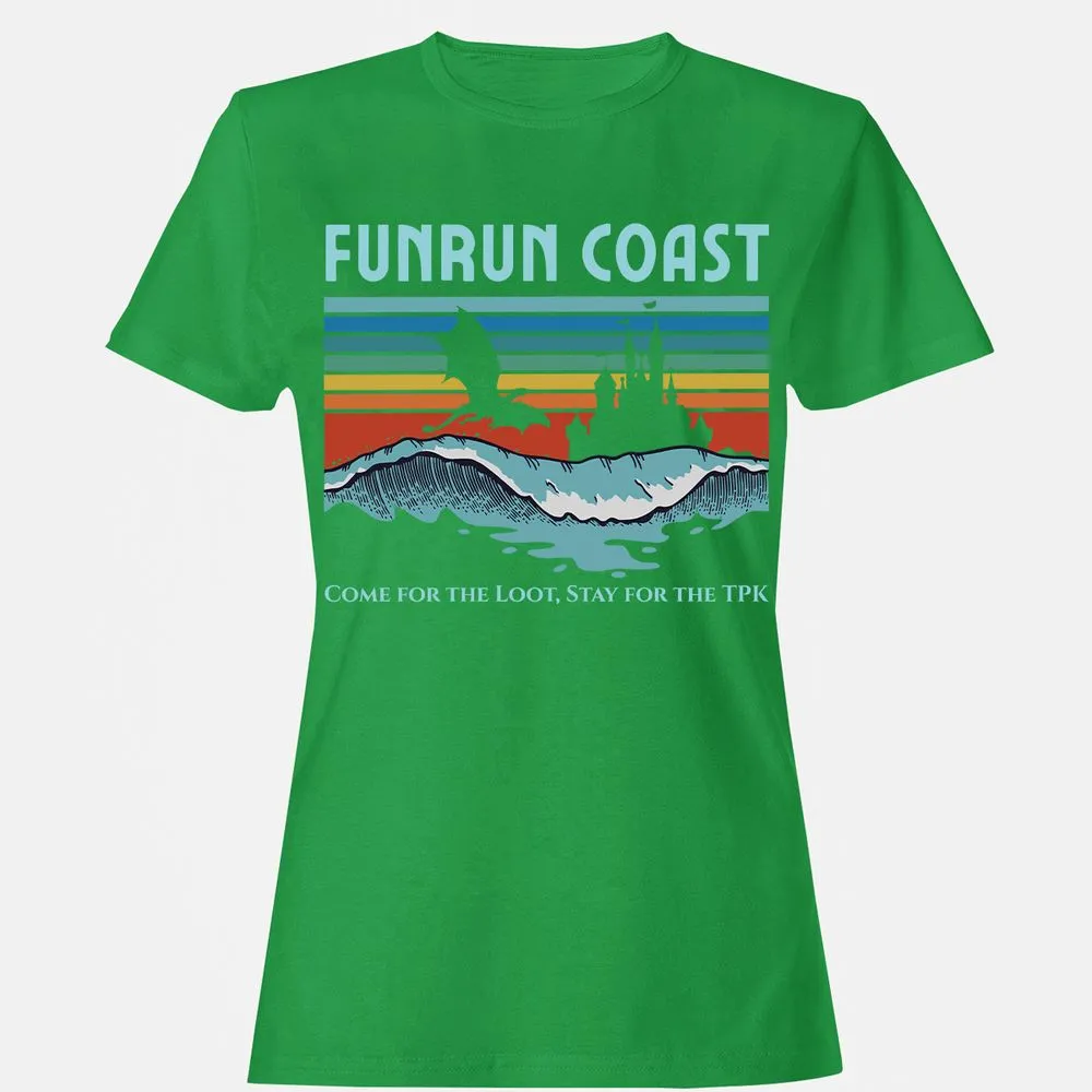 FUNRUN COAST Women's T-Shirt - Irish Green - 7
