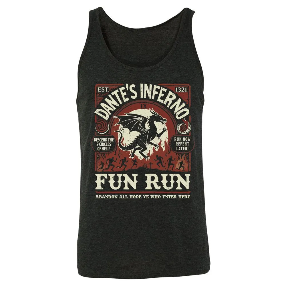 Dante’s Inferno Fun Run – Faerun Fantasy - Charcoal Black Triblend - 5