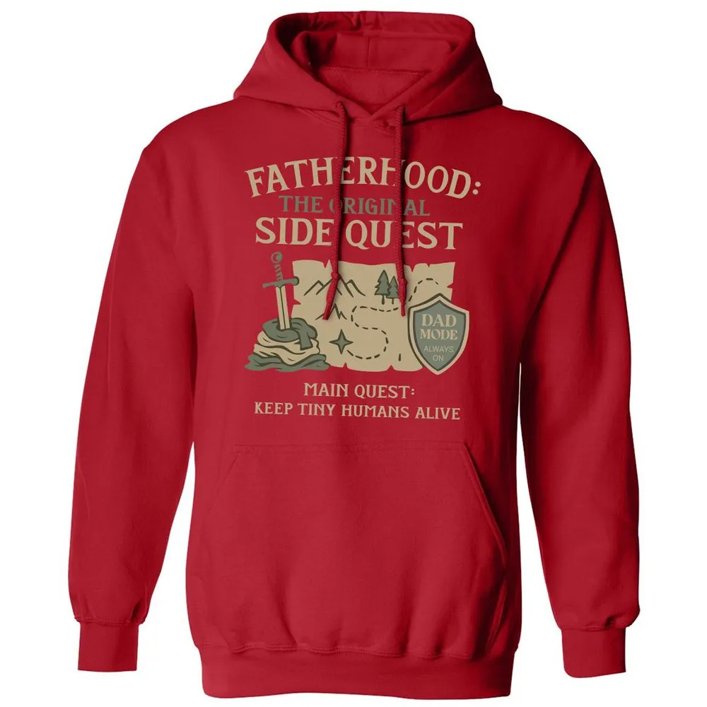Fatherhood The Original Side Quest Classic Unisex Hoodie - Red - 5