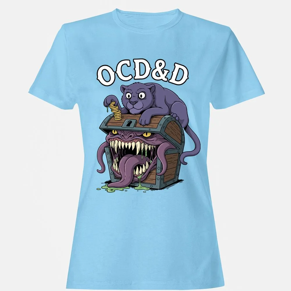OCD&D Women's T-Shirt - Light Blue - 8