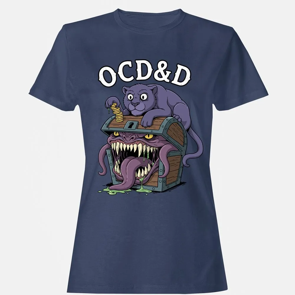 OCD&D Women's T-Shirt - Navy - 10