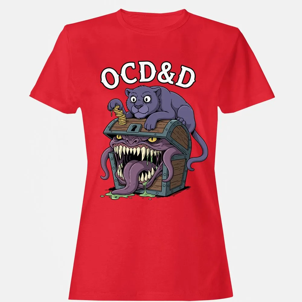 OCD&D Women's T-Shirt - Red - 13