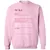 BCBA Classic Unisex Sweatshirt - Light Pink - 3