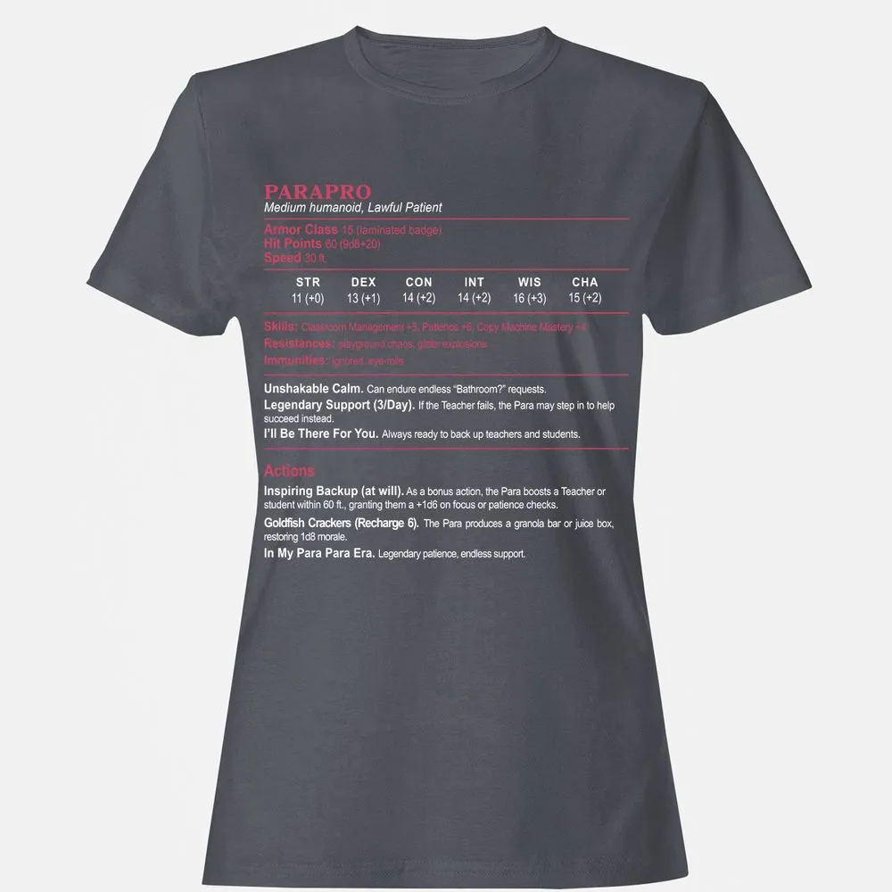 para Women's T-Shirt - Dark Heather - 5