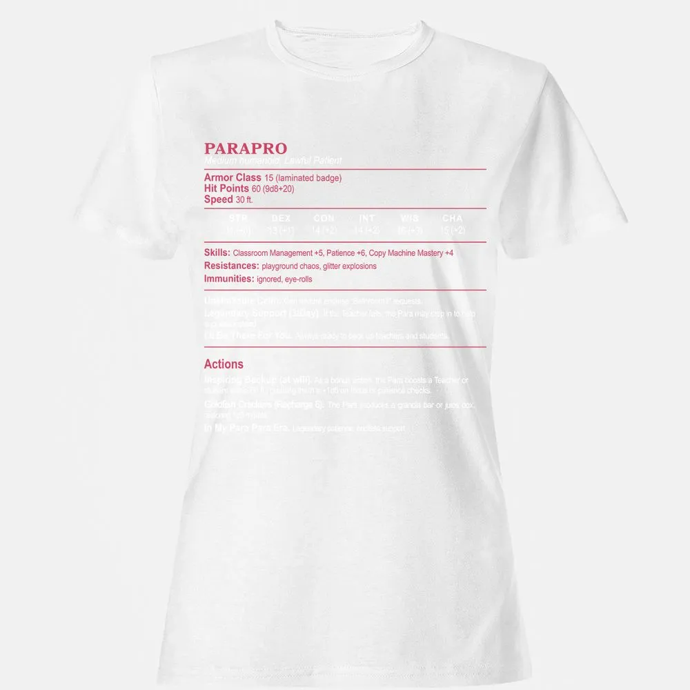 para Women's T-Shirt - White - 16