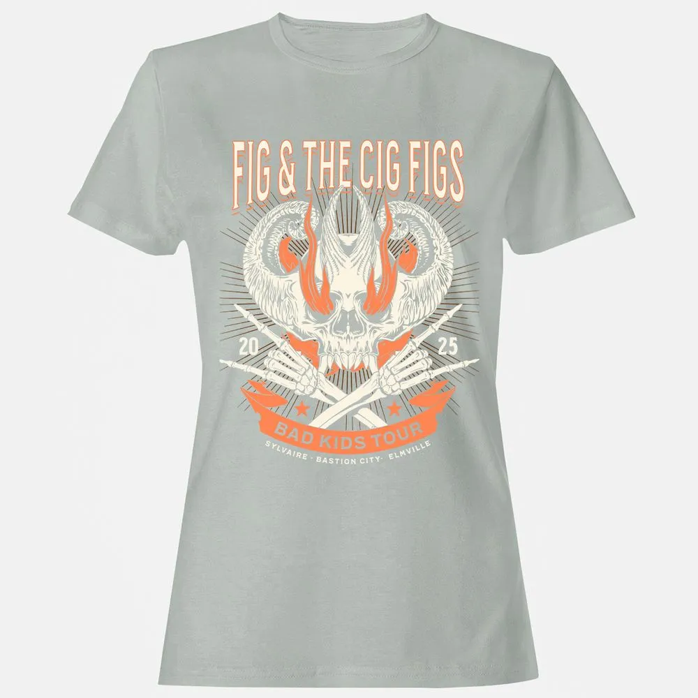 Fig and the Cig Figs, Dimension 20 Women's T-Shirt - Ash - 2