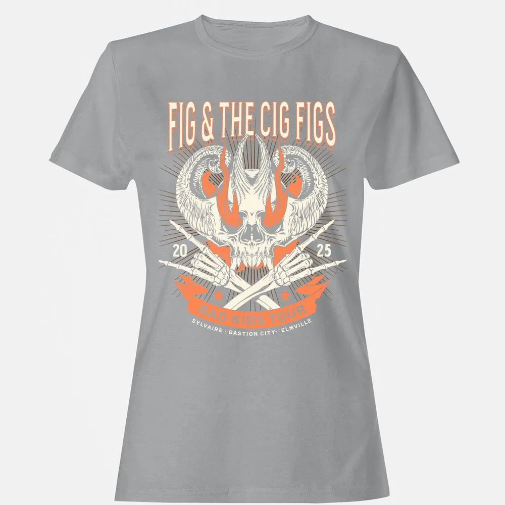 Fig and the Cig Figs, Dimension 20 Women's T-Shirt - Sport Grey - 15
