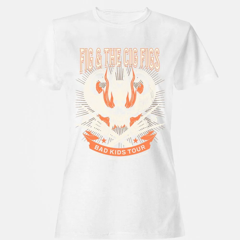 Fig and the Cig Figs, Dimension 20 Women's T-Shirt - White - 16