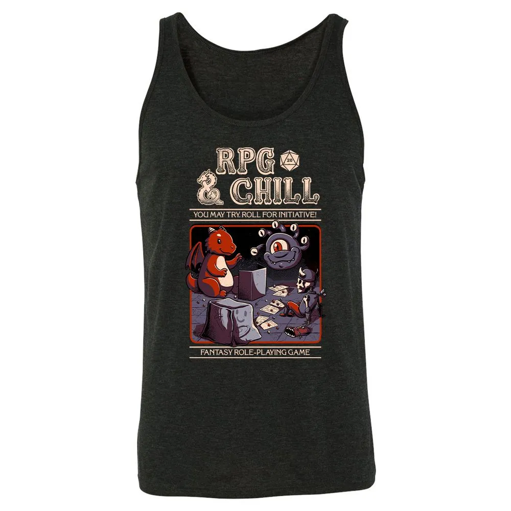 RPG & CHILL - Charcoal Black Triblend - 5