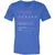 Associate Professor Stats Unisex V-Neck T-Shirt - Heather True Royal - 14