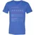 Autism Dad Unisex V-Neck T-Shirt - Heather True Royal - 14