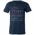 Autism Mom Stats Unisex V-Neck T-Shirt - Heather Navy - 15