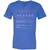 Adjunct Professor Stats Unisex V-Neck T-Shirt - Heather True Royal - 14