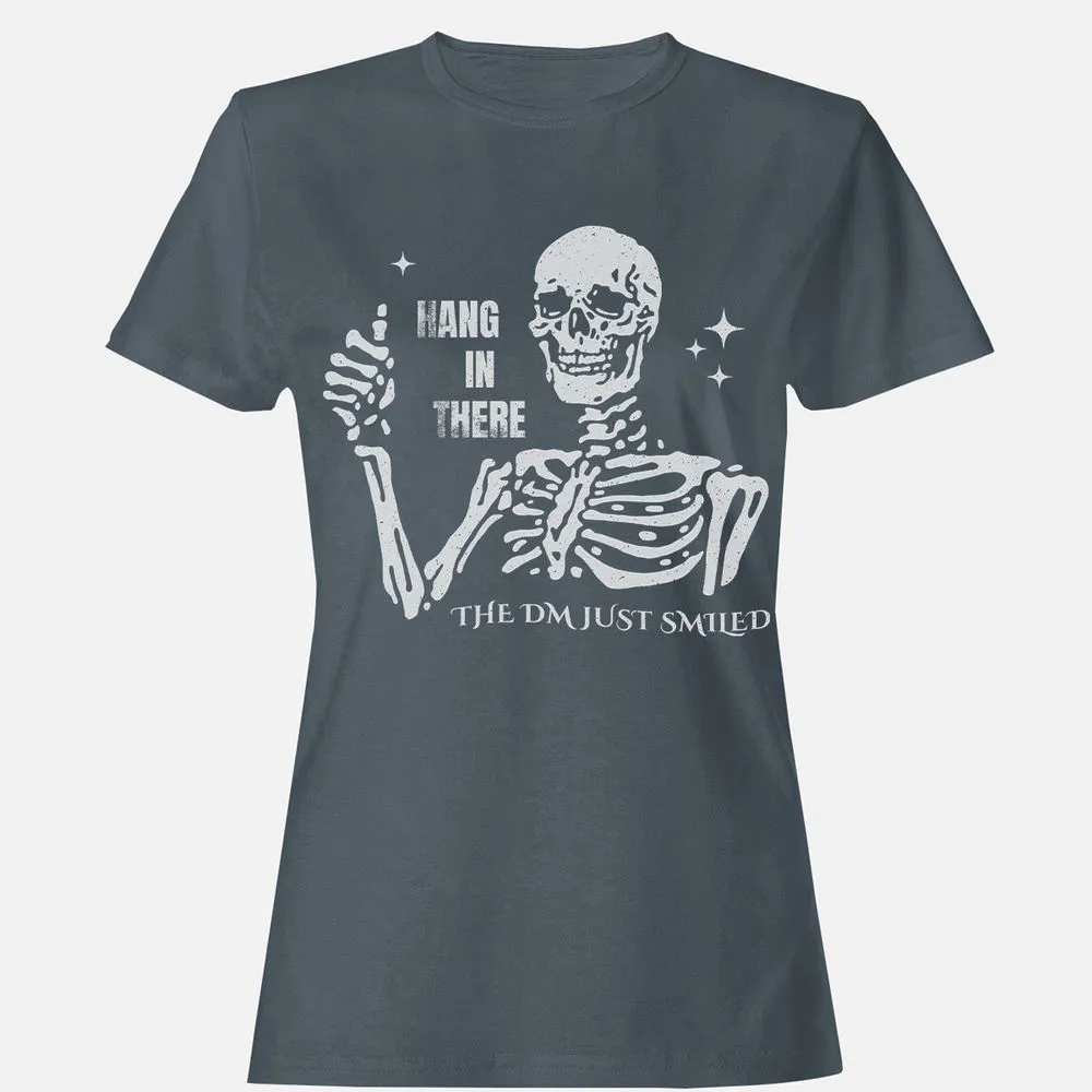 Hang In There – The DM Just Smiled Skeleton - Charcoal - 3