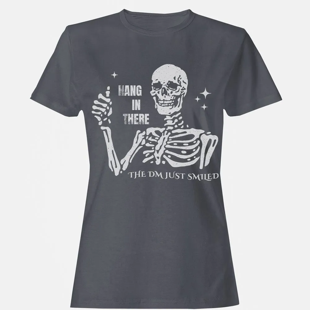 Hang In There – The DM Just Smiled Skeleton - Dark Heather - 5