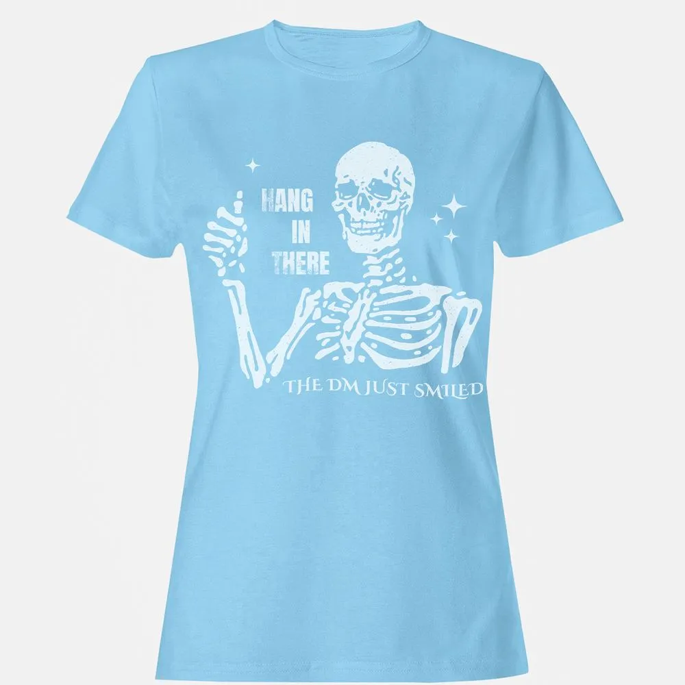 Hang In There – The DM Just Smiled Skeleton - Light Blue - 8