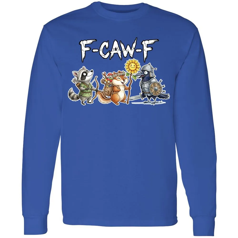 F-CAW-F Adventuring party Long Sleeve T-Shirt - Royal - 8