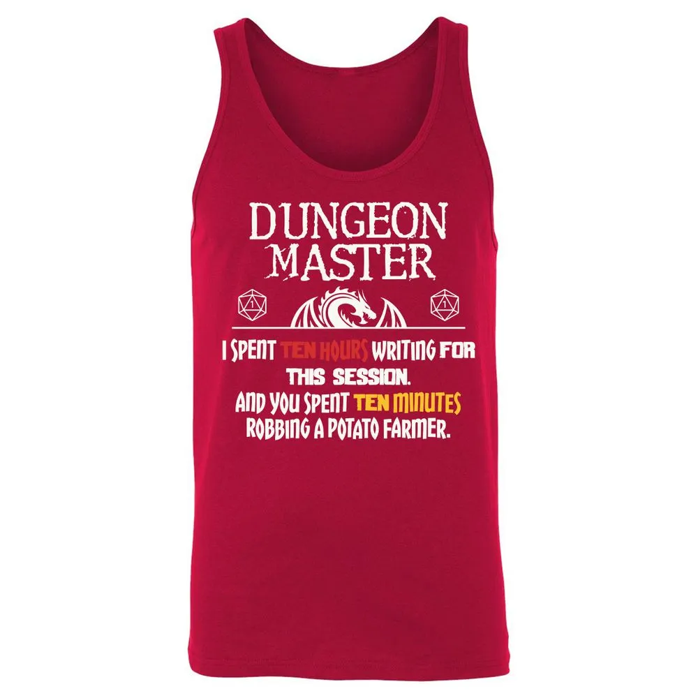 Dungeon Master Chaos Meme Unisex Jersey Tank - Red - 11