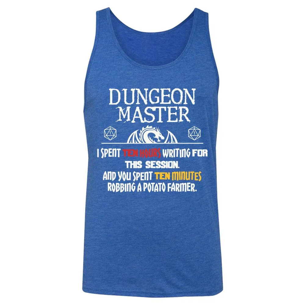 Dungeon Master Chaos Meme Unisex Jersey Tank - True Royal Triblend - 12