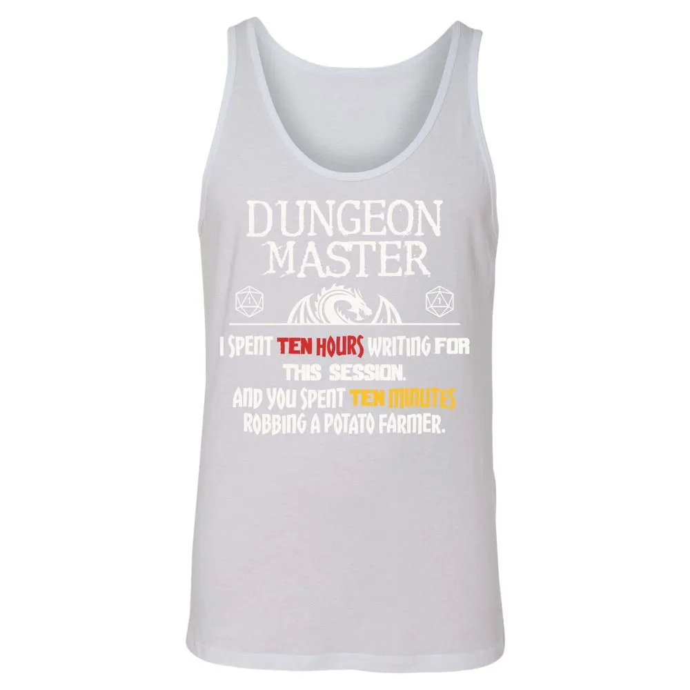Dungeon Master Chaos Meme Unisex Jersey Tank - White - 14