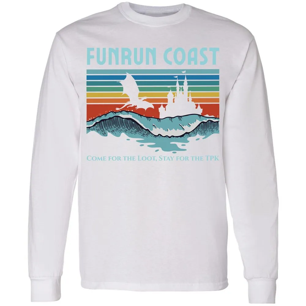FUNRUN COAST Long Sleeve T-Shirt - White - 5