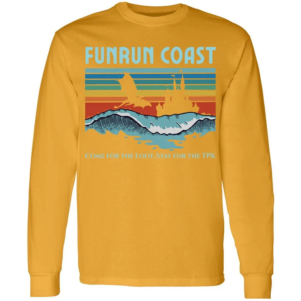 FUNRUN COAST Long Sleeve T-Shirt - Gold - 9