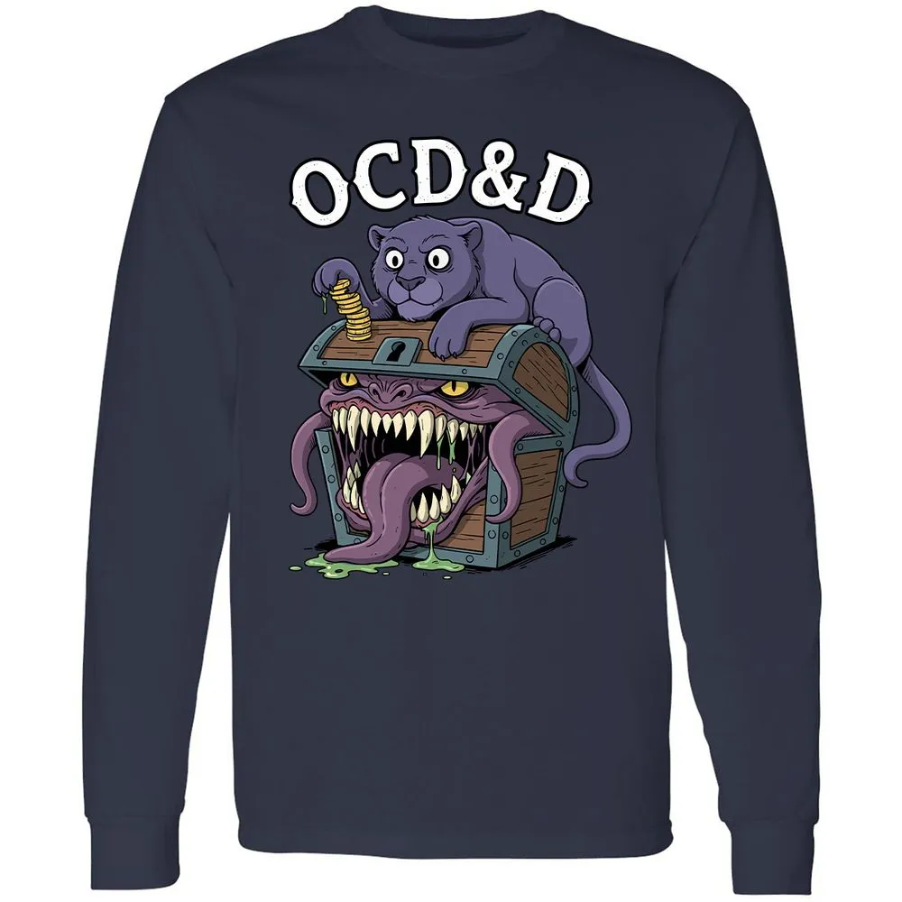 OCD&D Long Sleeve T-Shirt - Navy - 2