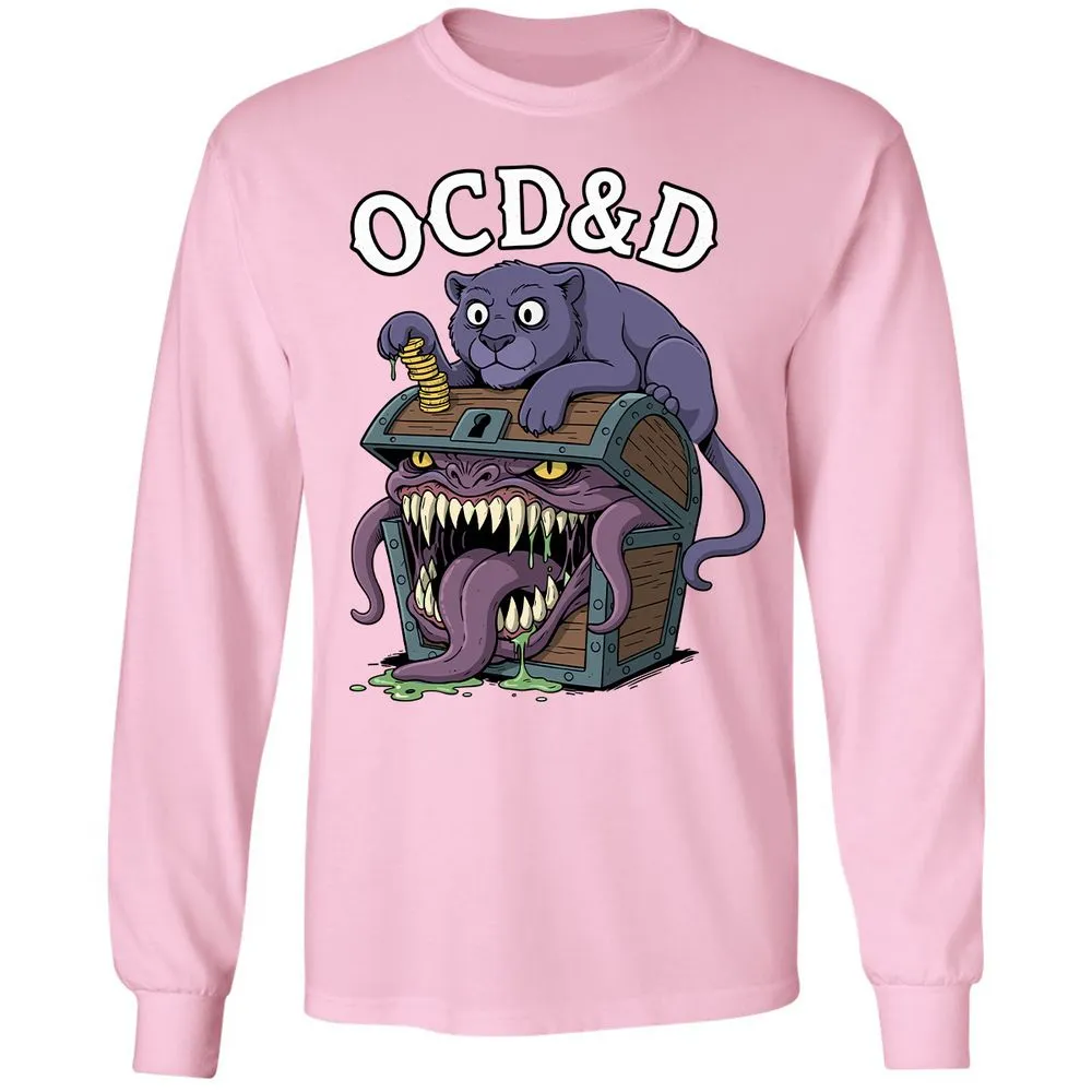 OCD&D Long Sleeve T-Shirt - Light Pink - 3