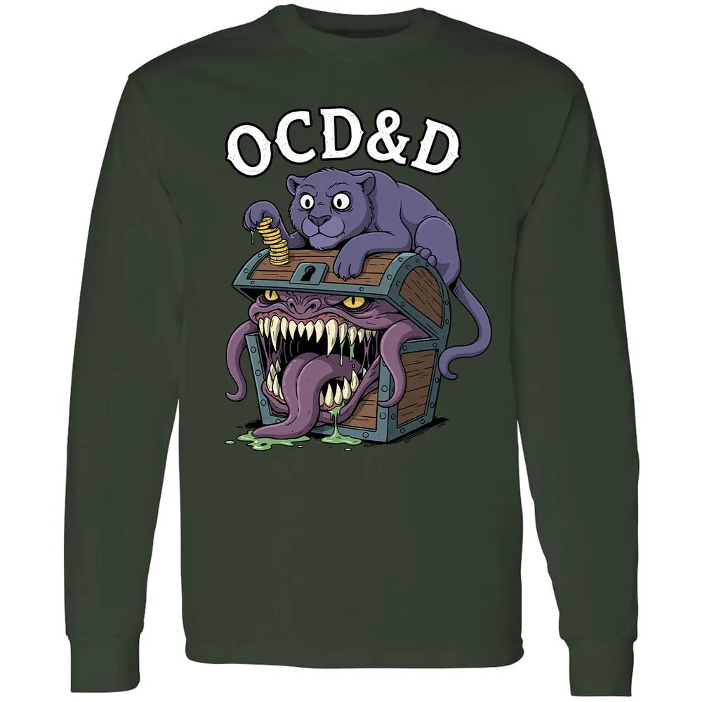 OCD&D Long Sleeve T-Shirt - Forest Green - 4