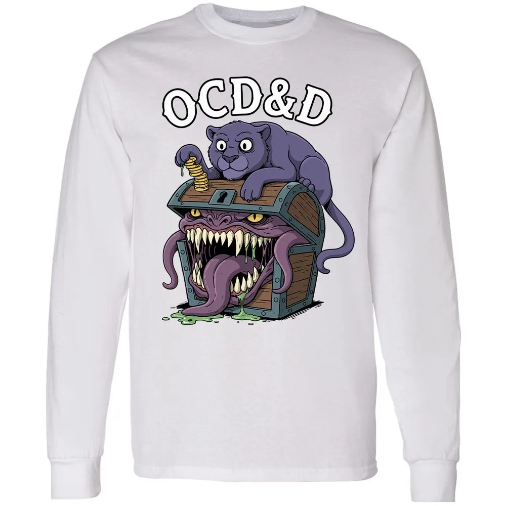OCD&D Long Sleeve T-Shirt - White - 5