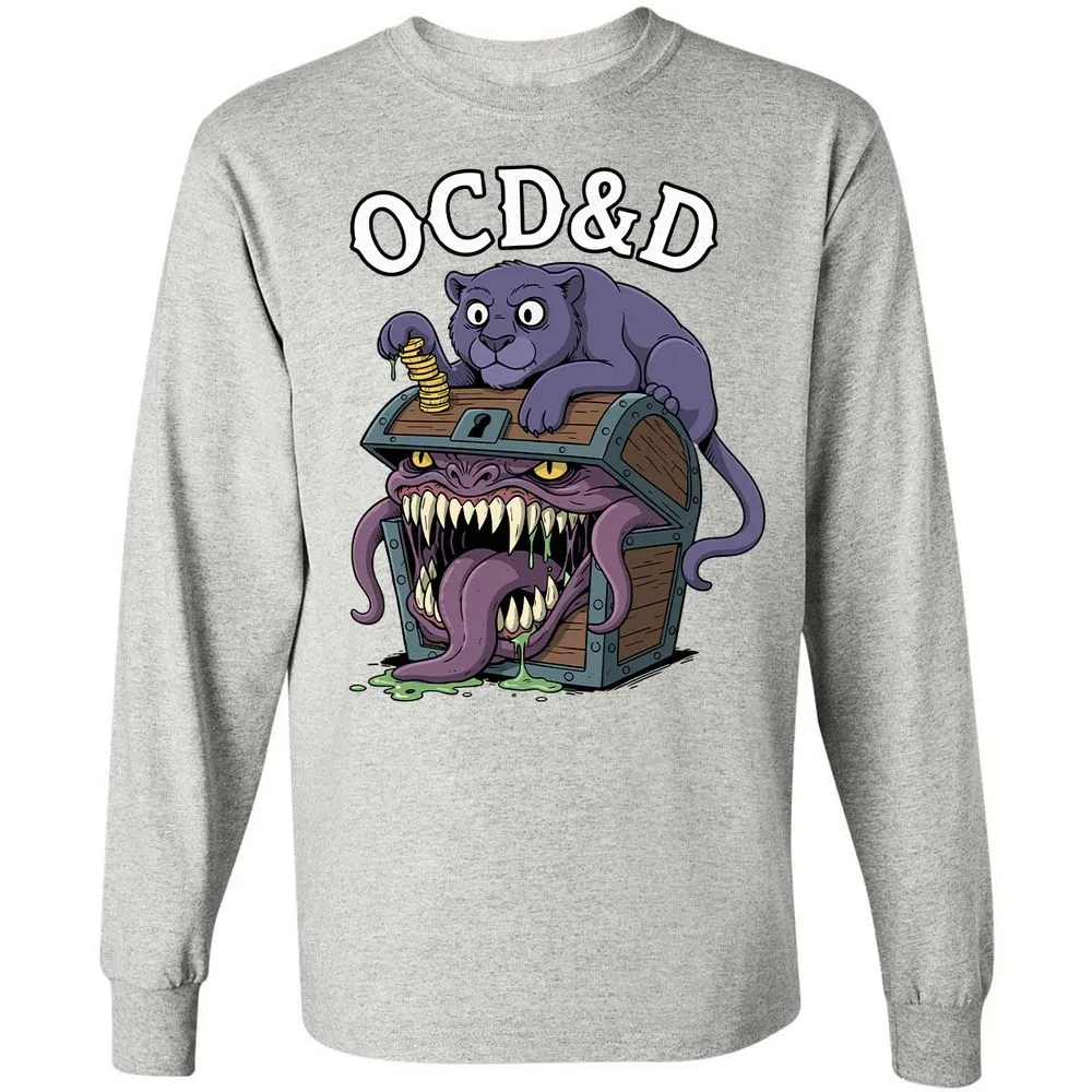 OCD&D Long Sleeve T-Shirt - Ash - 7